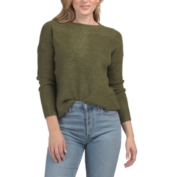 WORKSHOP Army Marled Sweater - Picture 1 of 2